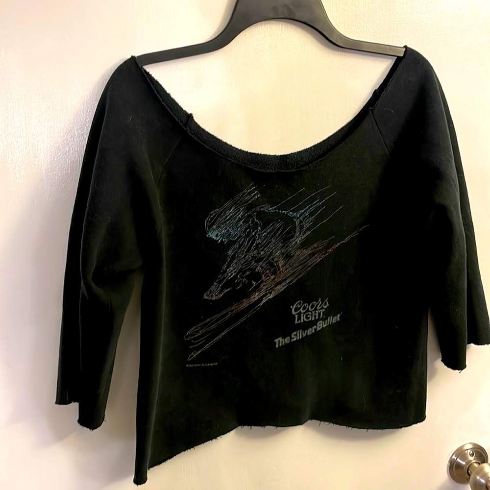 Vintage Coors Light crop sweatshirt